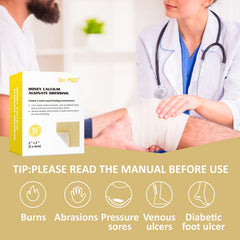 Dr. Med Manuka Honey Calcium Alginate Dressing crafted for skin-friendly use.