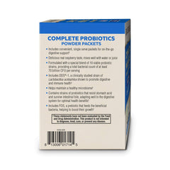 Dr. Mercola Complete Probiotics Packets include FOS prebiotic for nourishment