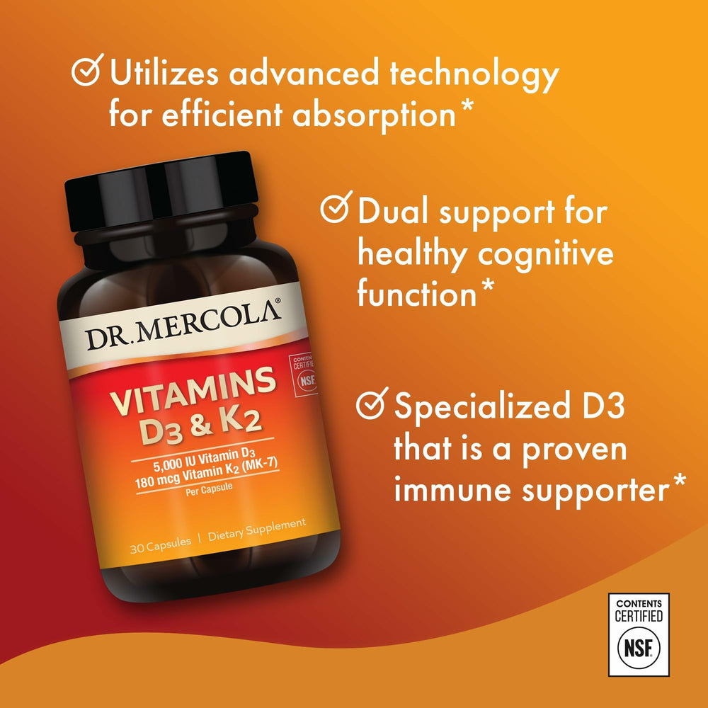 Gluten-free and soy-free icons highlight allergen-conscious choice for D3 & K2.