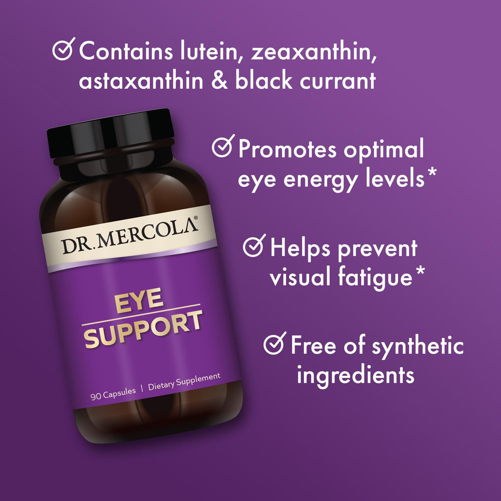 Black currant extract supporting macula health in Dr. Mercola Eye Support