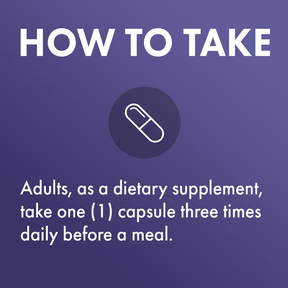 Dr. Mercola Full Spectrum Enzymes capsules demonstrate breakdown of carbs, proteins, and fats.