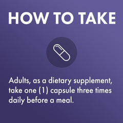 Dr. Mercola Full Spectrum Enzymes capsules demonstrate breakdown of carbs, proteins, and fats.