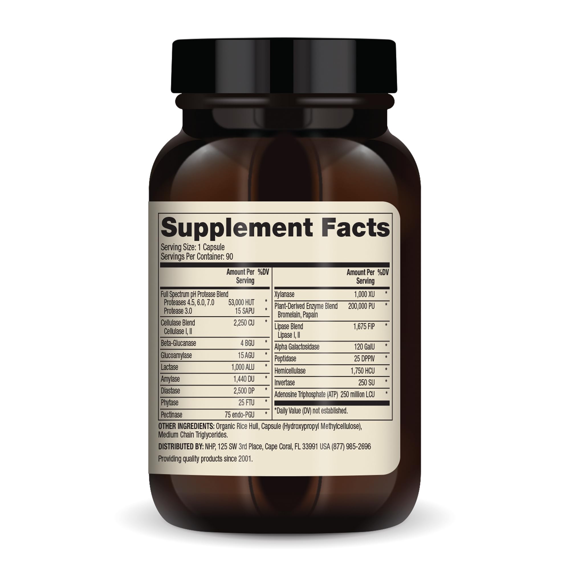 Dr. Mercola Full Spectrum Enzymes for Women capsules support digestion after meals.