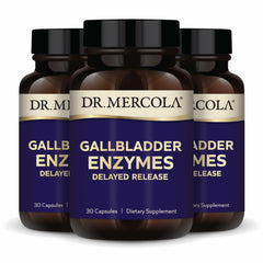 Dr. Mercola Gallbladder Enzymes bottle front for daily digestive support