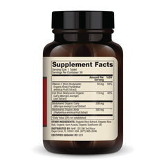Dr. Mercola Iron from Organic Curry tablets close-up emphasizing natural ingredients