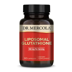 Dr. Mercola Liposomal Glutathione bottle front view signaling antioxidant support