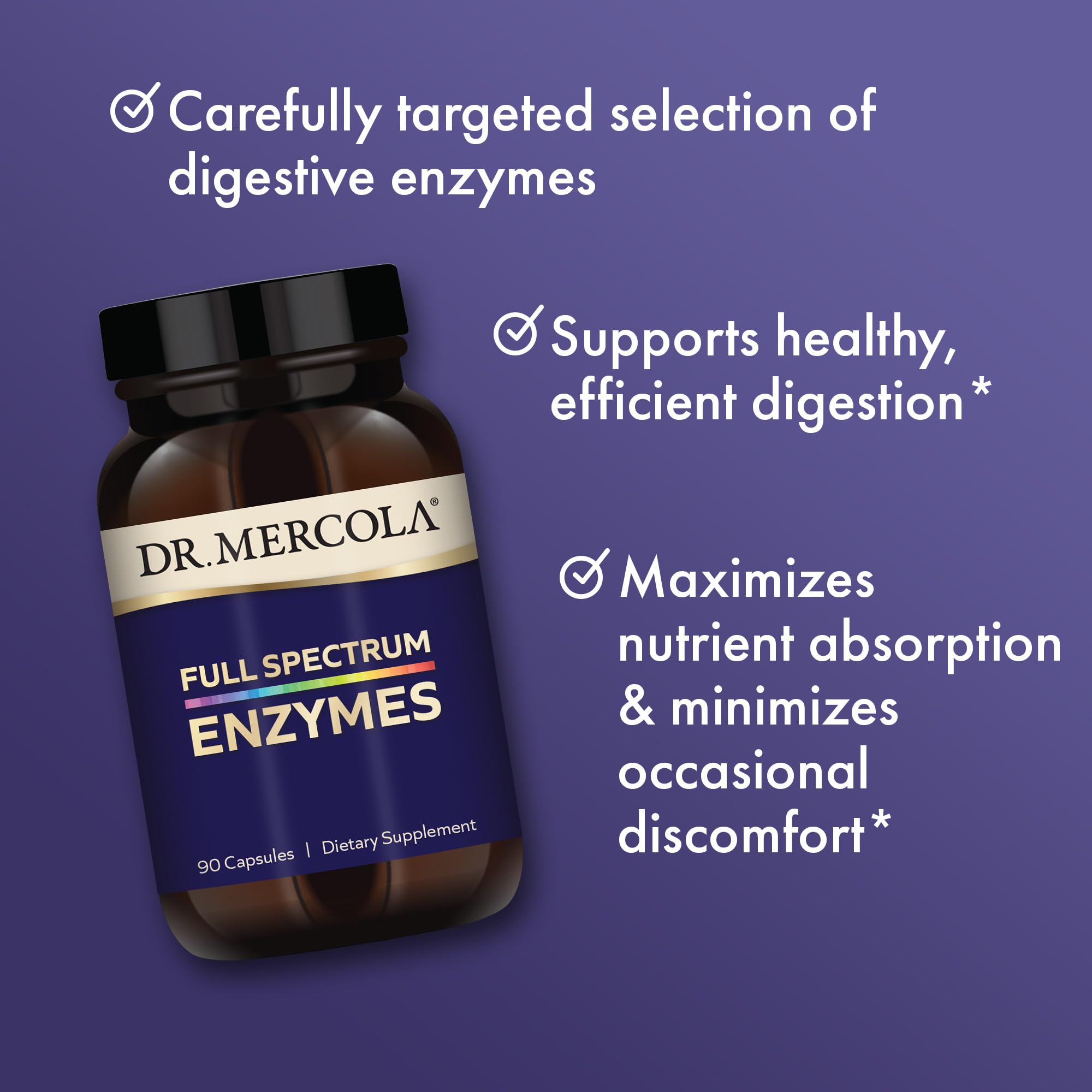 Dr. Mercola non-GMO gluten-free soy-free enzymes reflect clean ingredients
