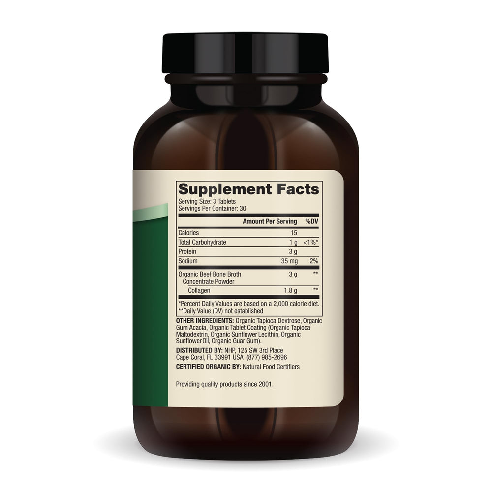 Close-up of Dr. Mercola tablets highlighting convenient collagen supplementation