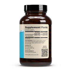 Dr. Mercola Organic Calcium capsules illustrate easy daily dosing.