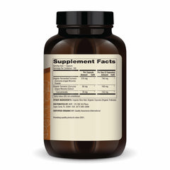 Dr. Mercola Organic Fermented Turmeric capsules close-up for daily wellness