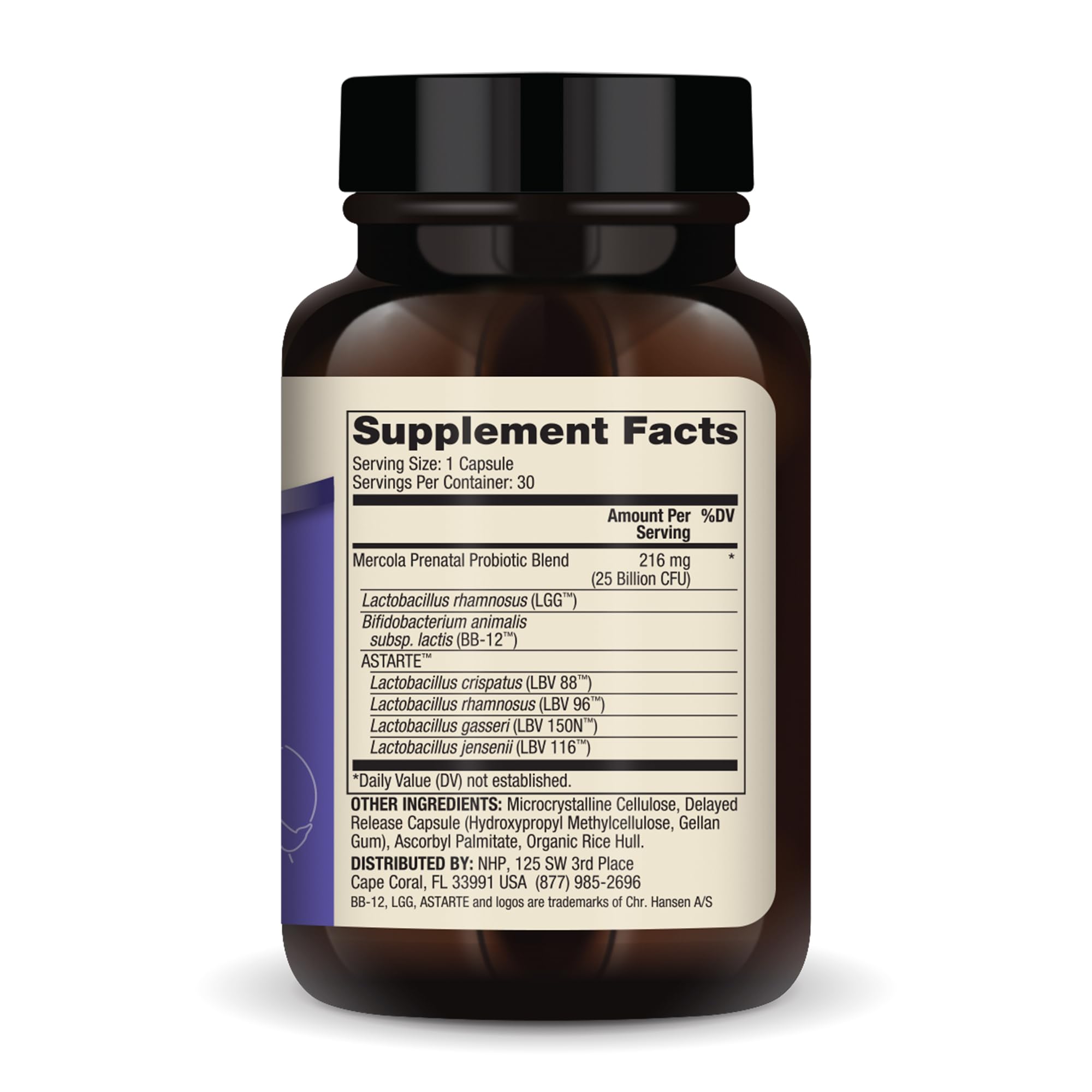Dr. Mercola Prenatal capsules offer convenient daily immune support.
