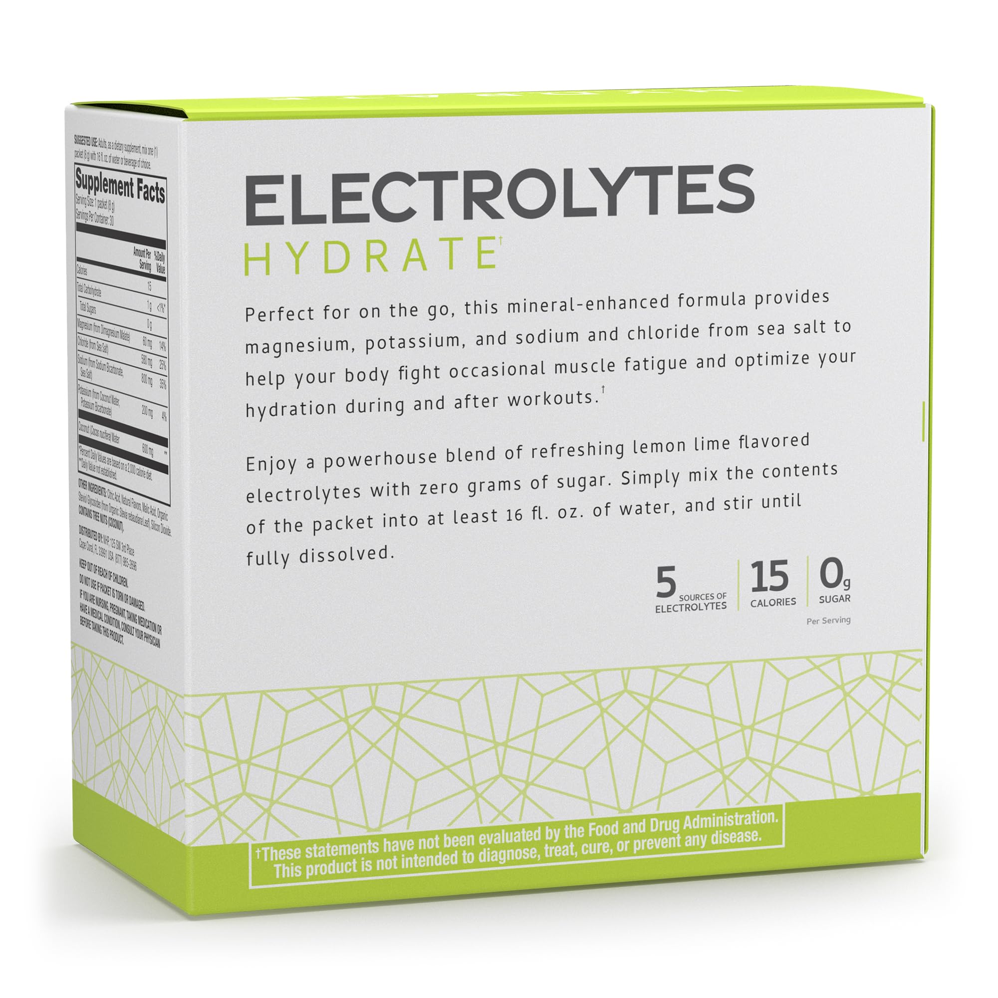 Chilled glass with Dr. Mercola Pure Power Electrolytes mixed in for refreshing hydration.