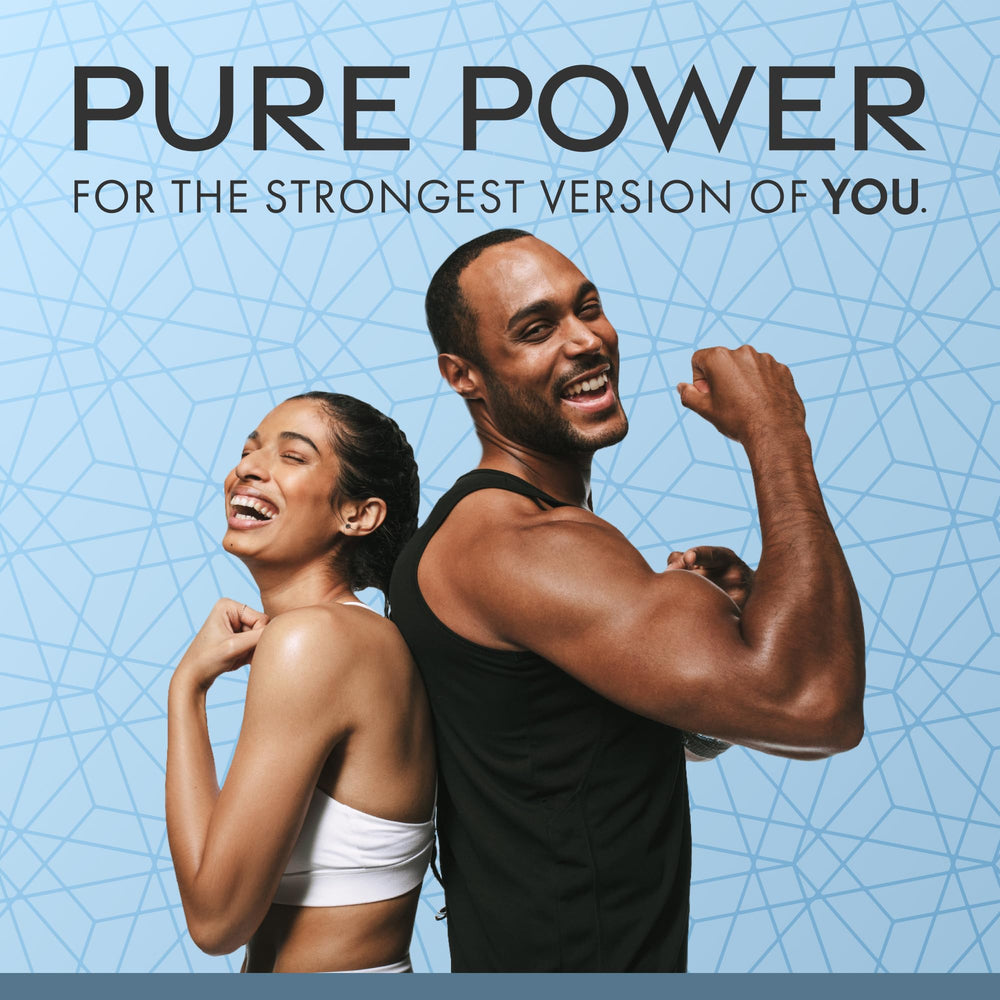 Whey blends easily for ongoing energy and lean muscle support in a Dr. Mercola product