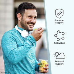 Dr. Mercola Vitamin C-PAK zinc and quercetin blend supports easy, zero-sugar daily hydration.