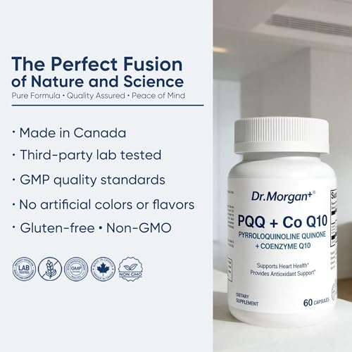 DR.MORGAN non-GMO purity badge on packaging.