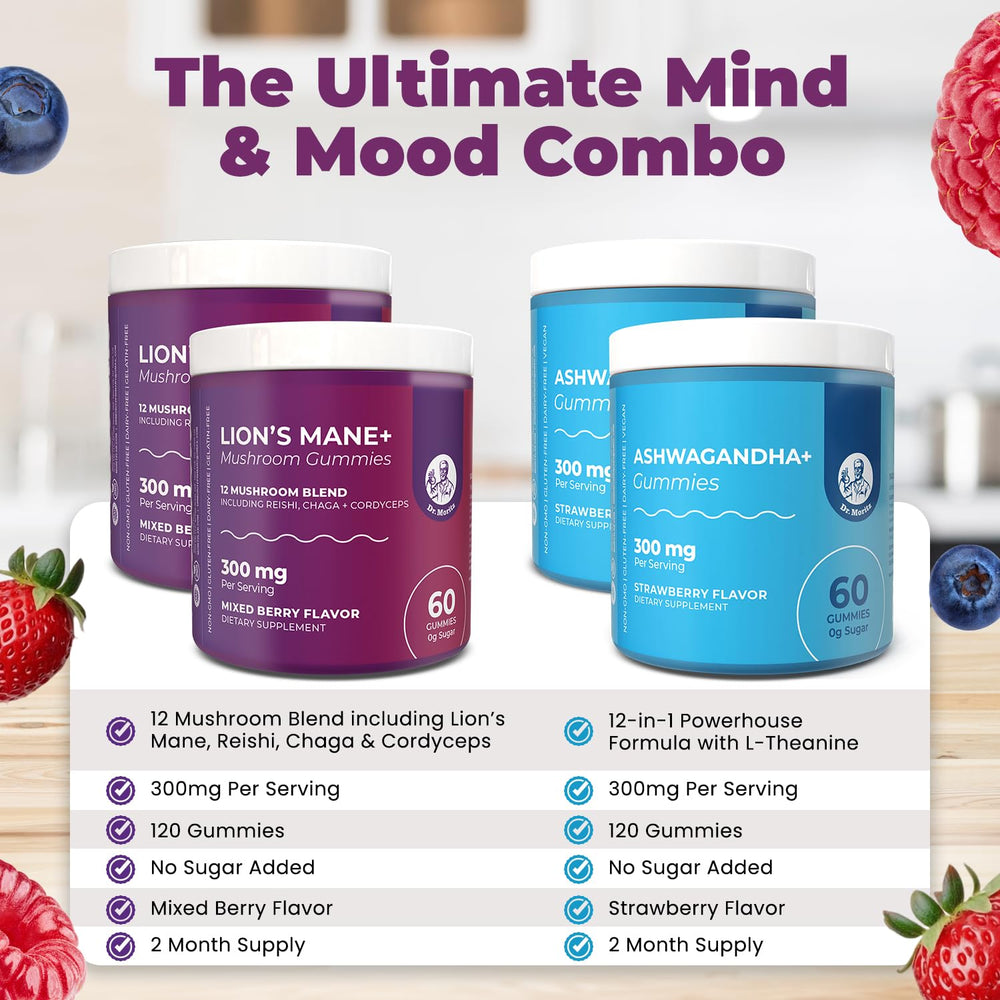 Gummies with strawberry flavor appeal to kids and adults alike.