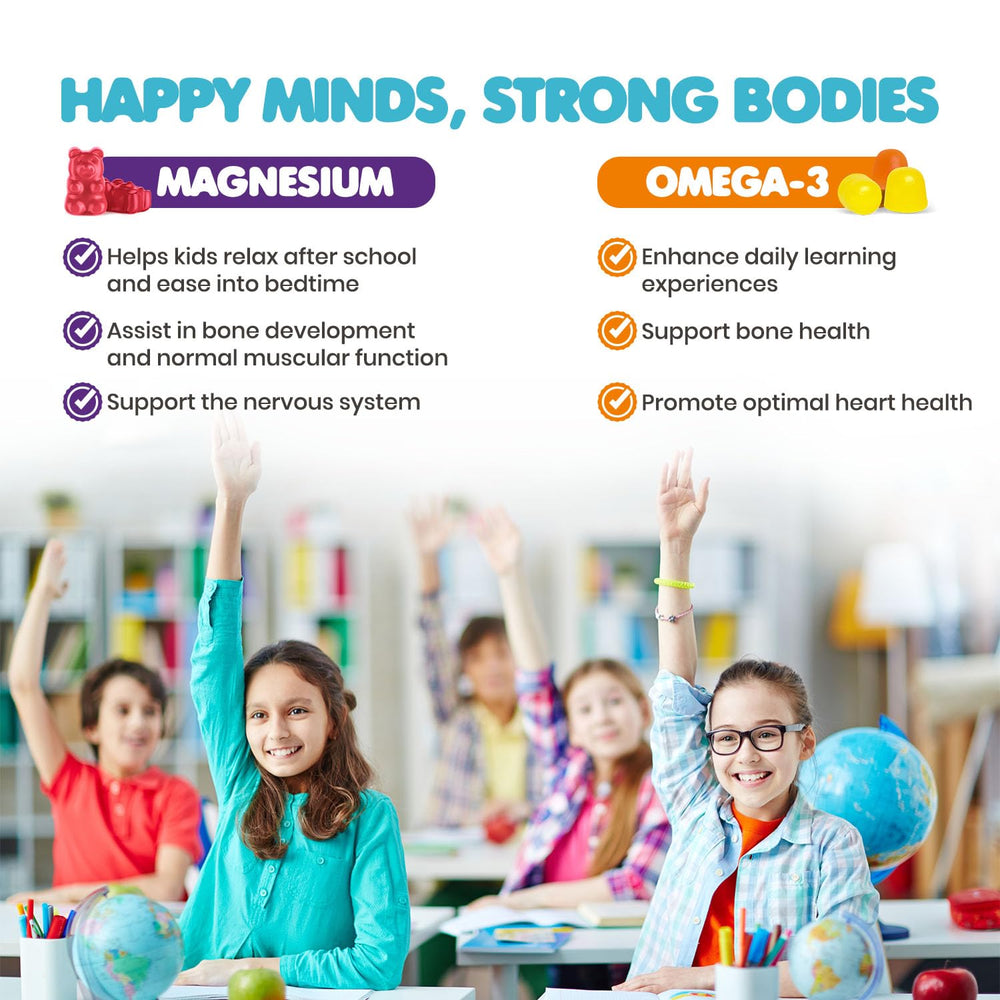 DR. MORITZ Kids Omega-3 Gummies bottle with lemon-orange vegan flavor