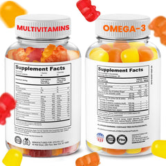 DR. MORITZ Omega 3 Gummies serving shot, easy daily dose.