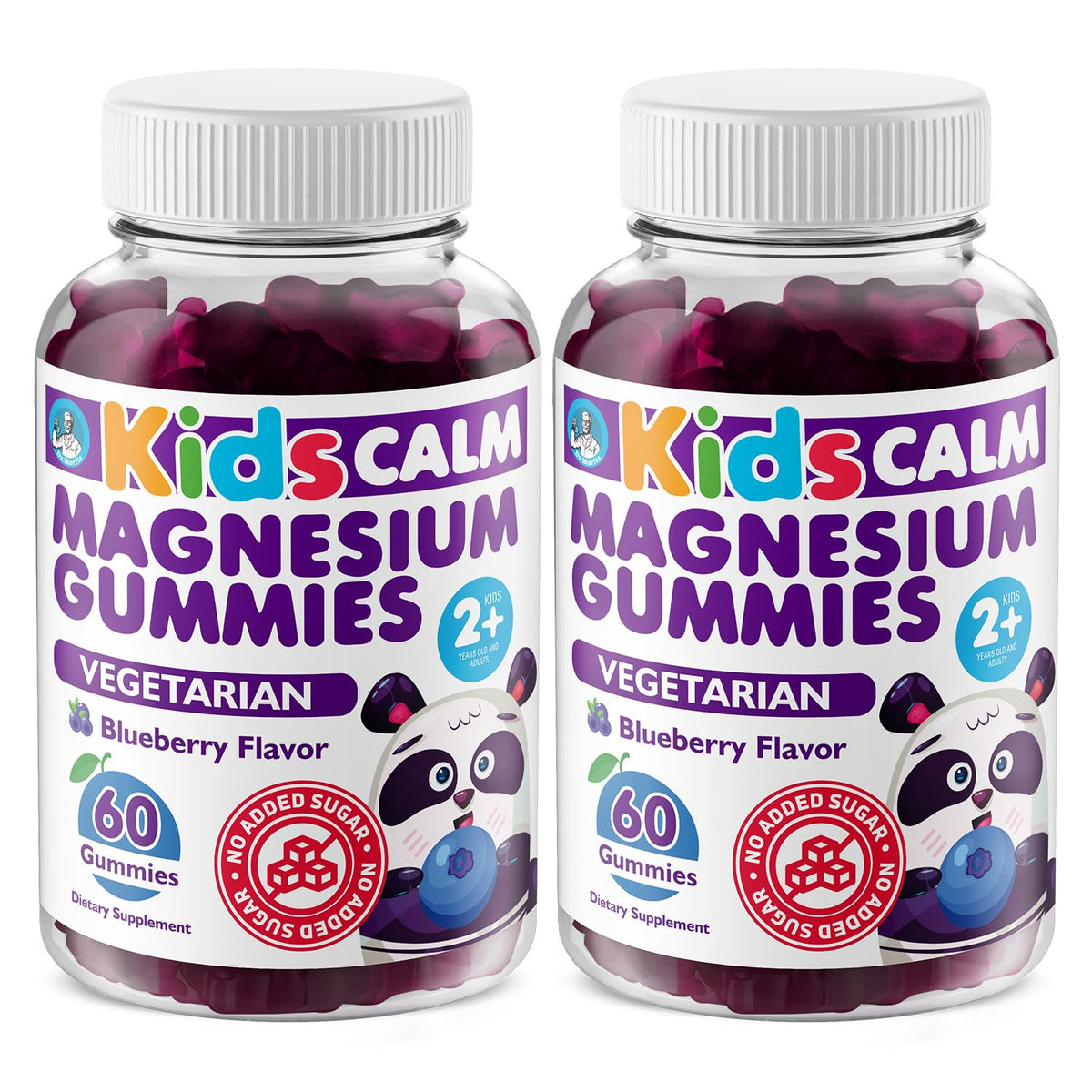 DR. MORITZ sugar-free calm magnesium gummies blueberry bottle supports relaxing routines.