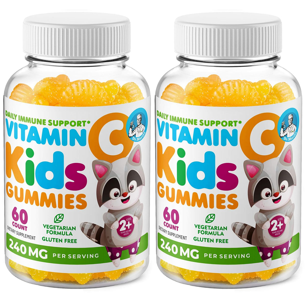 DR. MORITZ Vitamin C Gummies bottle with citrus flavor to support daily immunity