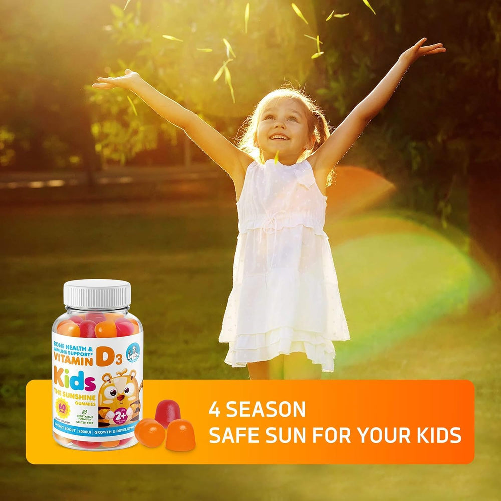 DR. MORITZ vitamin d gummies shown as a daily kid-friendly chewable