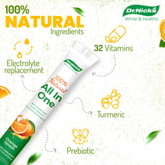 Dr. Nick's label highlights 32 vitamins and minerals.