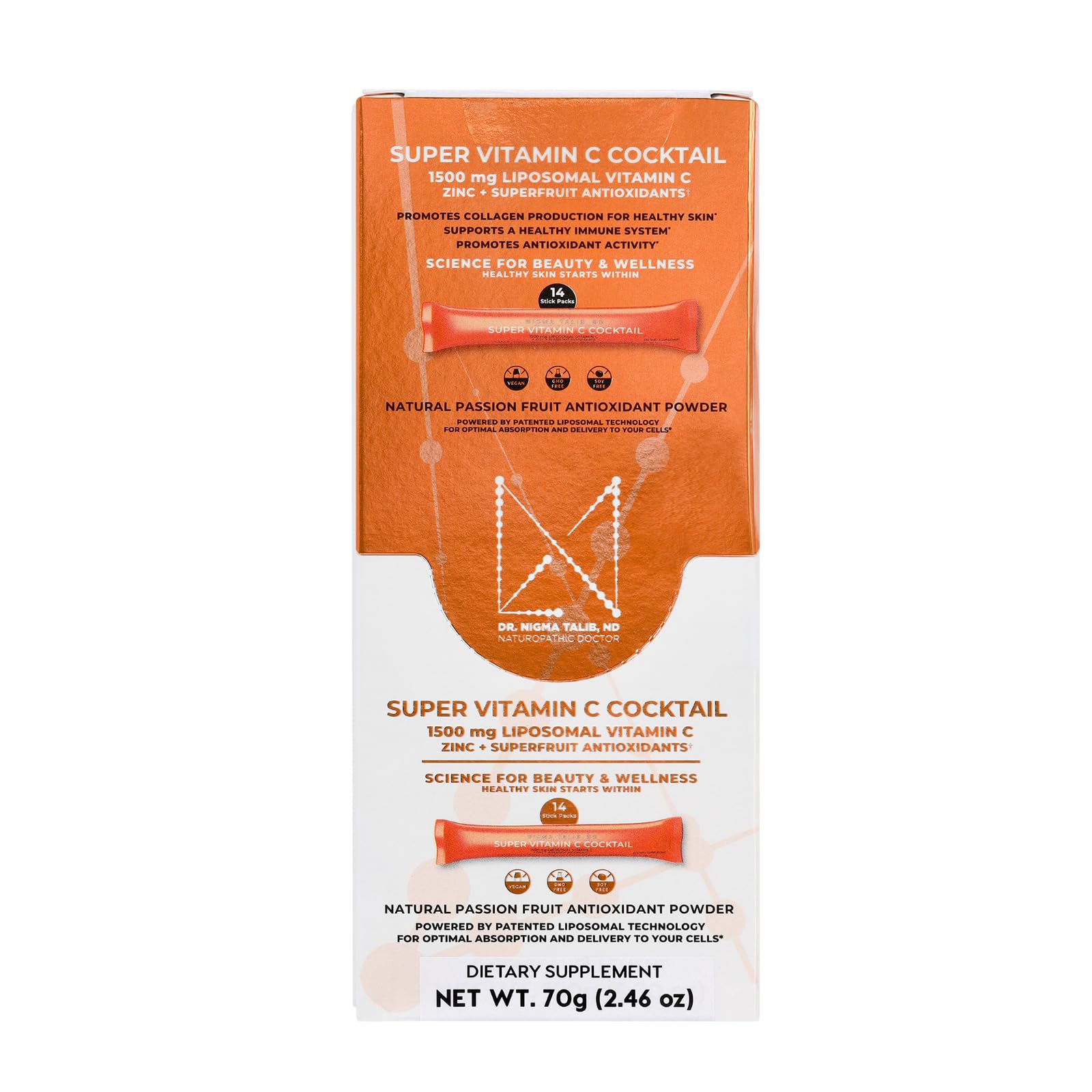 DR. NIGMA powder serving scoop for simple, consistent daily dosing.