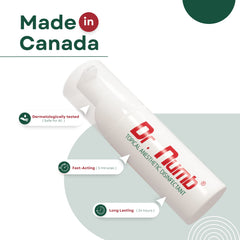 Dr. Numb 4% Lidocaine foam soap dispensing action for fast numbness.