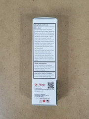 Closeup showing lidocaine percentage on Dr. Numb packaging for quick numbness.