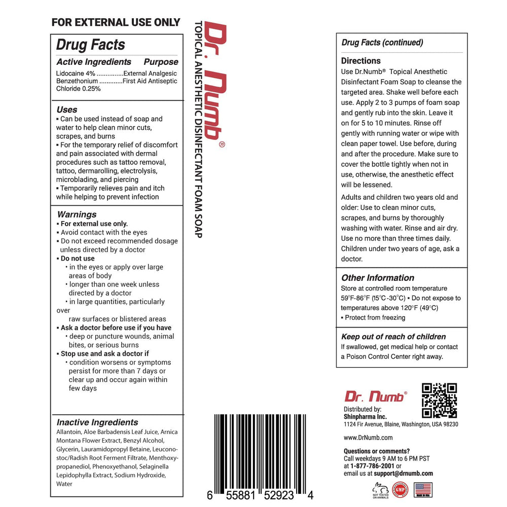 Dr. Numb skin application close-up shows gentle, effective numbing experience.