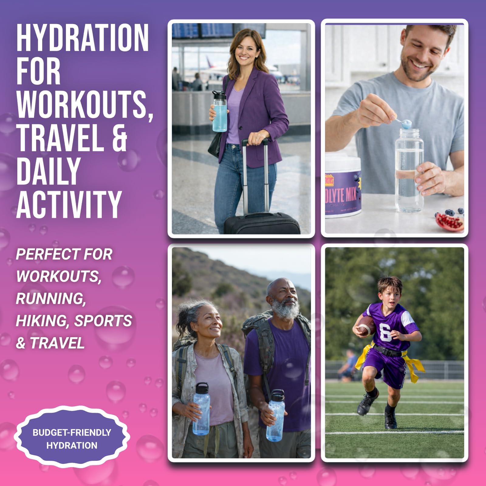 Dr. Price's Electrolytes 90-serving jar for long-term hydration