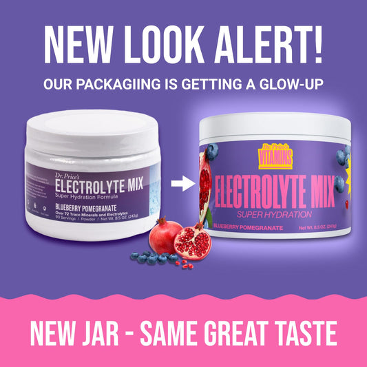 Dr. Price's Electrolytes powder dissolves easily for smooth mixing