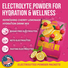 Dr. Price's Electrolytes packaging USA-made for clean hydration