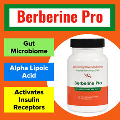 Ingredients panel emphasizes berberine and alpha lipoic acid pairing.