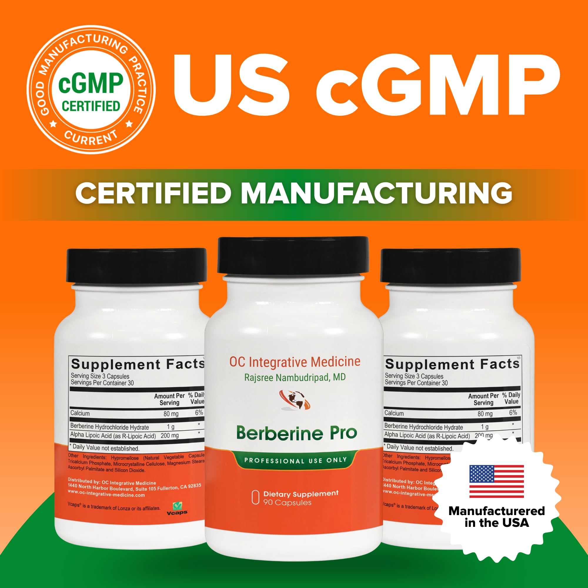 Pouring capsules demonstrates flexible, meal-timed dosing.