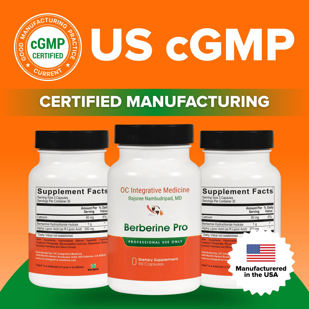 Pouring capsules demonstrates flexible, meal-timed dosing.