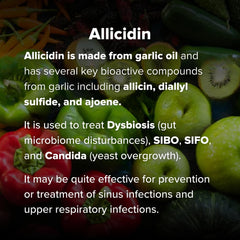 Dr. Rajsree logo with Allicidin reinforces trusted brand