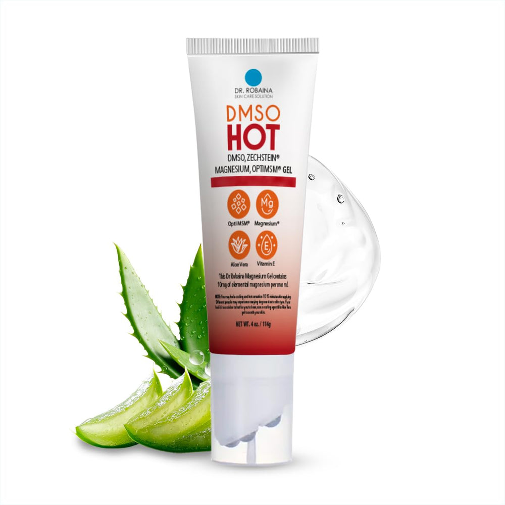 Dr. Robaina DMSO Hot Roll-On multi-ball applicator for precise, mess-free targeting.