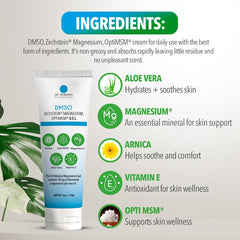 Made in USA label on Dr. Robaina DMSO Gel emphasizing quality.