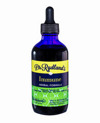 Dr. Rydland's Herbal Supplement bottle front, family-friendly immunity support