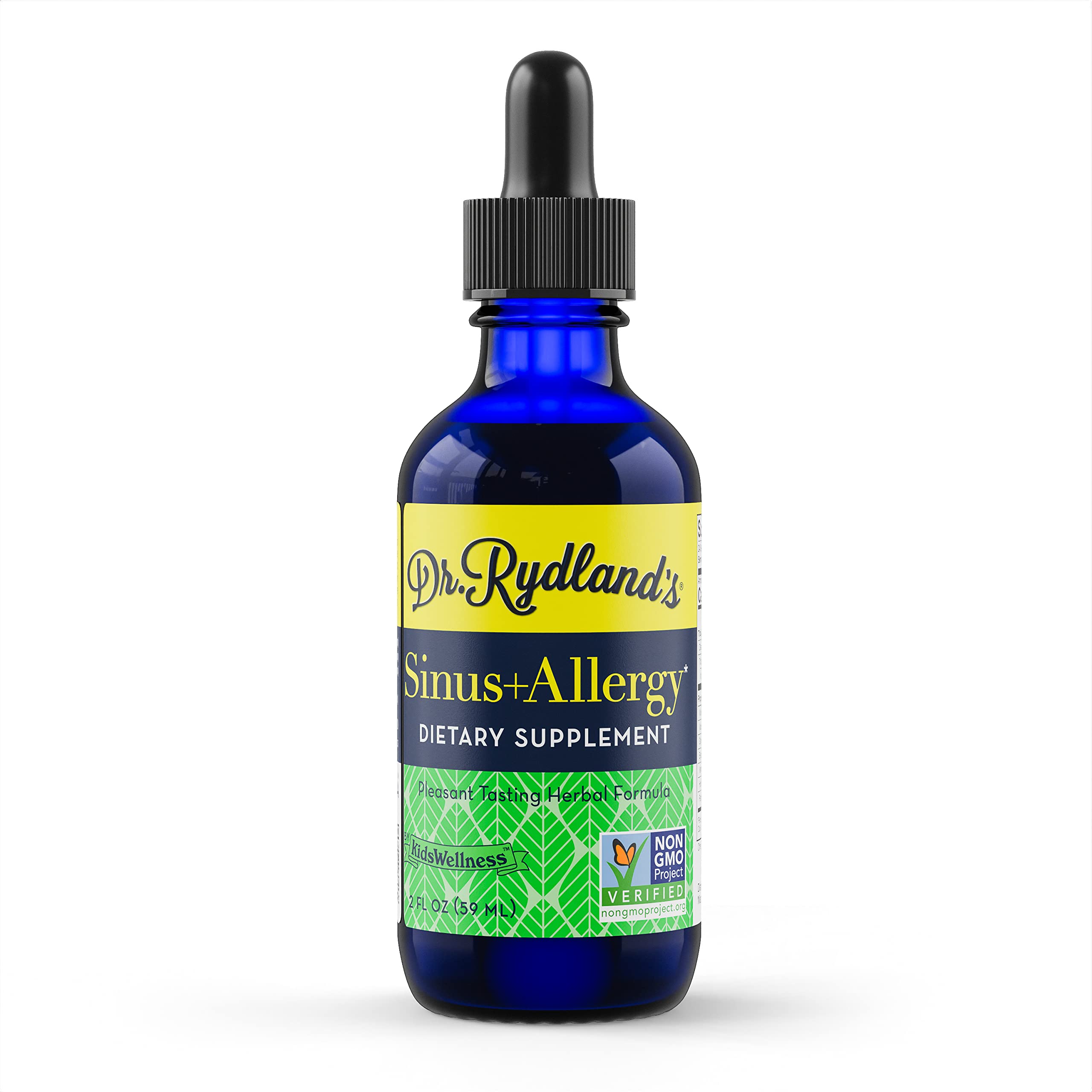 Dr. Rydland's Herbal Supplement bottle for convenient sinus relief.