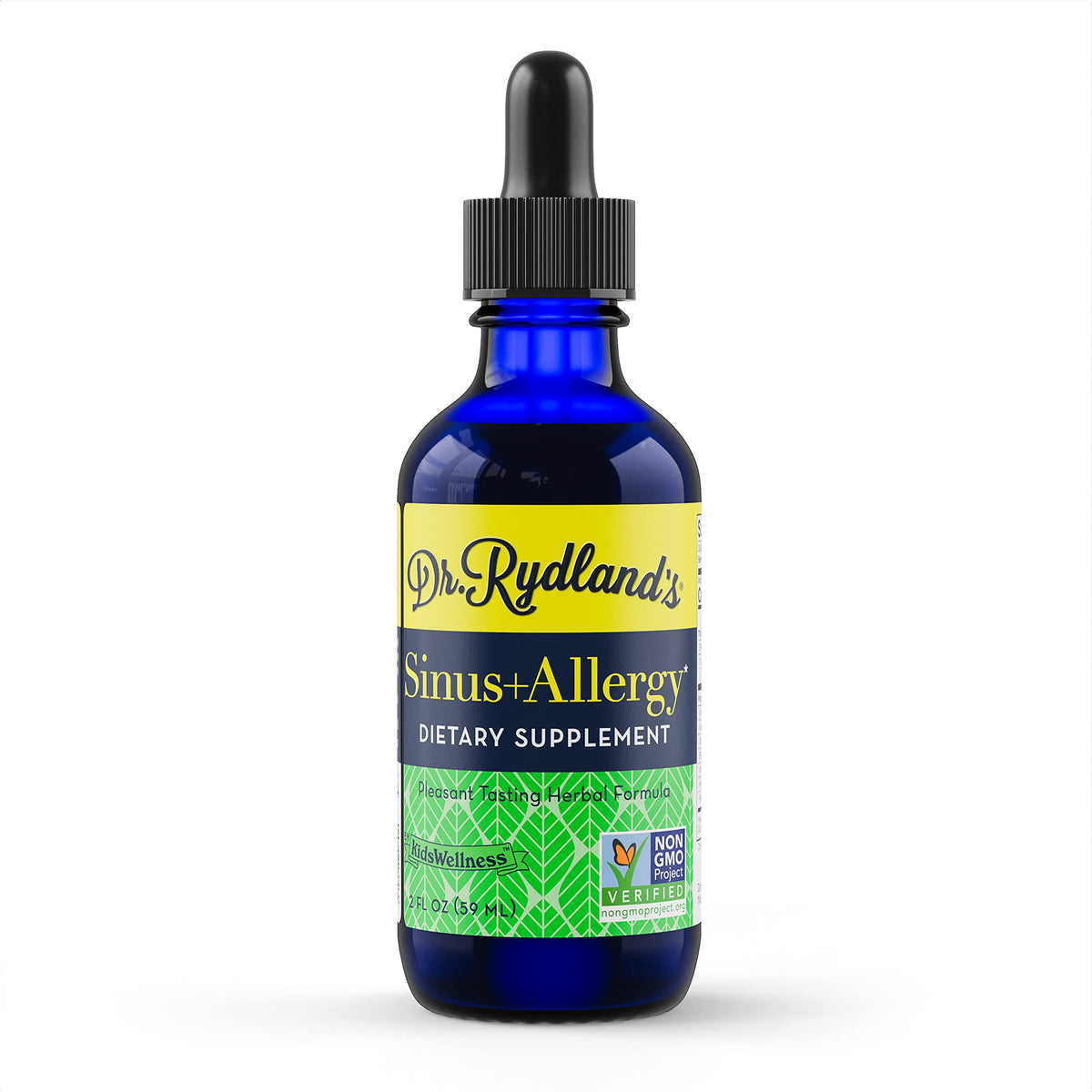 Dr. Rydland's Herbal Supplement bottle for convenient sinus relief.