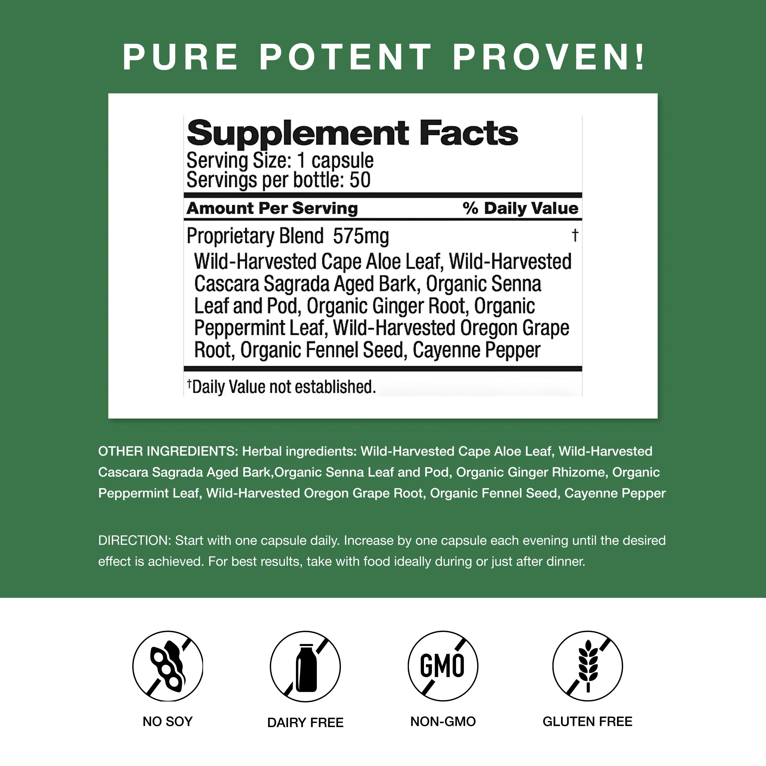 Close-up of Easy Go Bowel Mover capsules, vegan gut health for smoother stools.