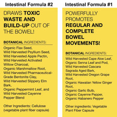 Dr. Schulze's Intestinal Formula #1 capsules closeup showing capsule details.