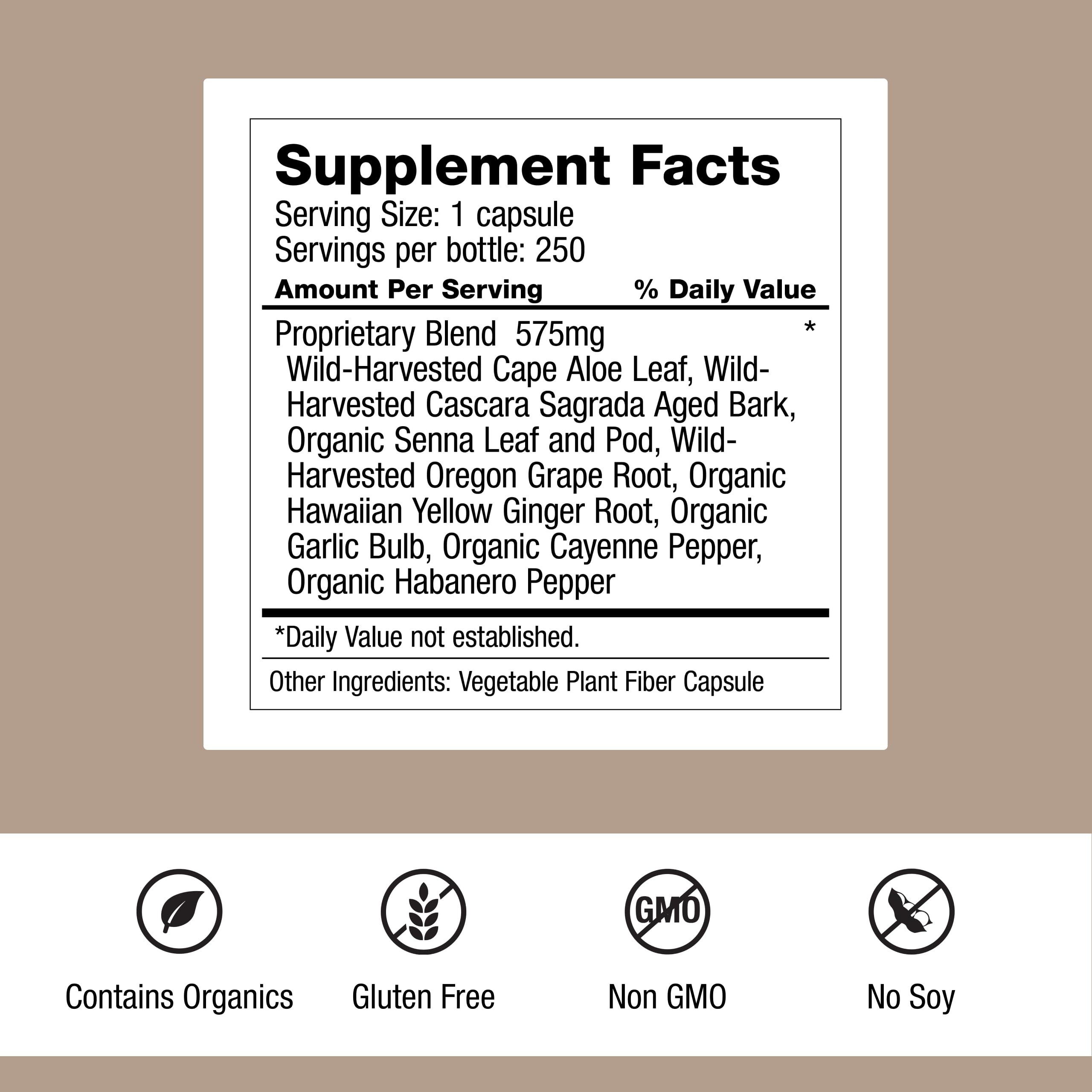 Vegan gluten-free badge on packaging highlights inclusive lifestyle with Dr. Schulze's formula.