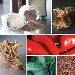 Dr. Schulze's Organic Herbal Supplements packaging highlighting vegan, non-GMO quality.