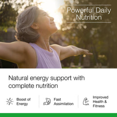 Scoop of SuperFood Plus with greens blend for everyday energy.