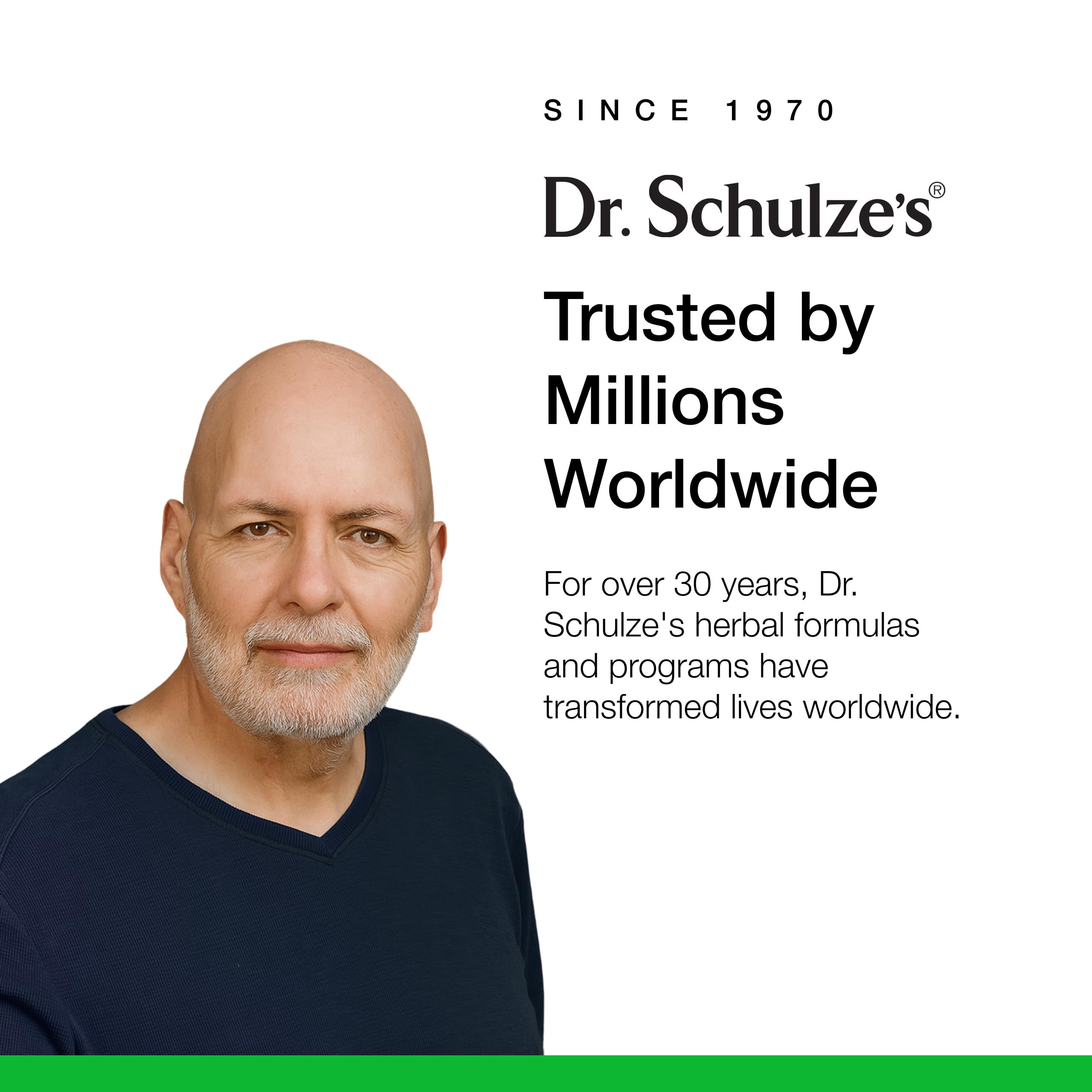 Dr. Schulze's SuperFood Plus two-pack display emphasizing value and ongoing wellness
