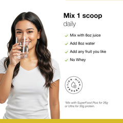 Dr. Schulze's SuperProtein Plus ingredients highlight gut-friendly plant-based protein