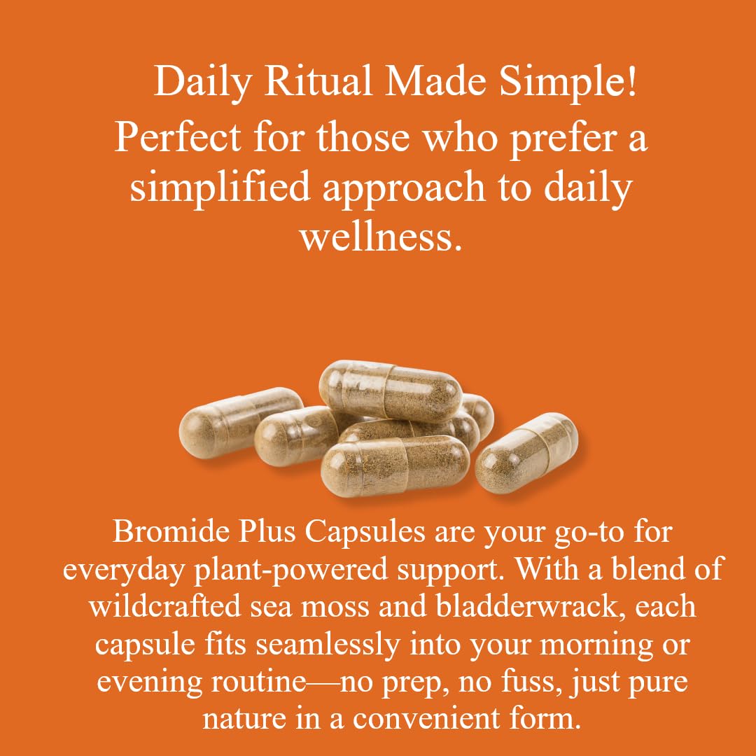 Ingredients include Irish Sea Moss and Bladderwrack from sea sources.